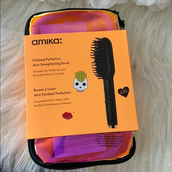 amika Hair New Amika Mini Straightening Brush Poshmark